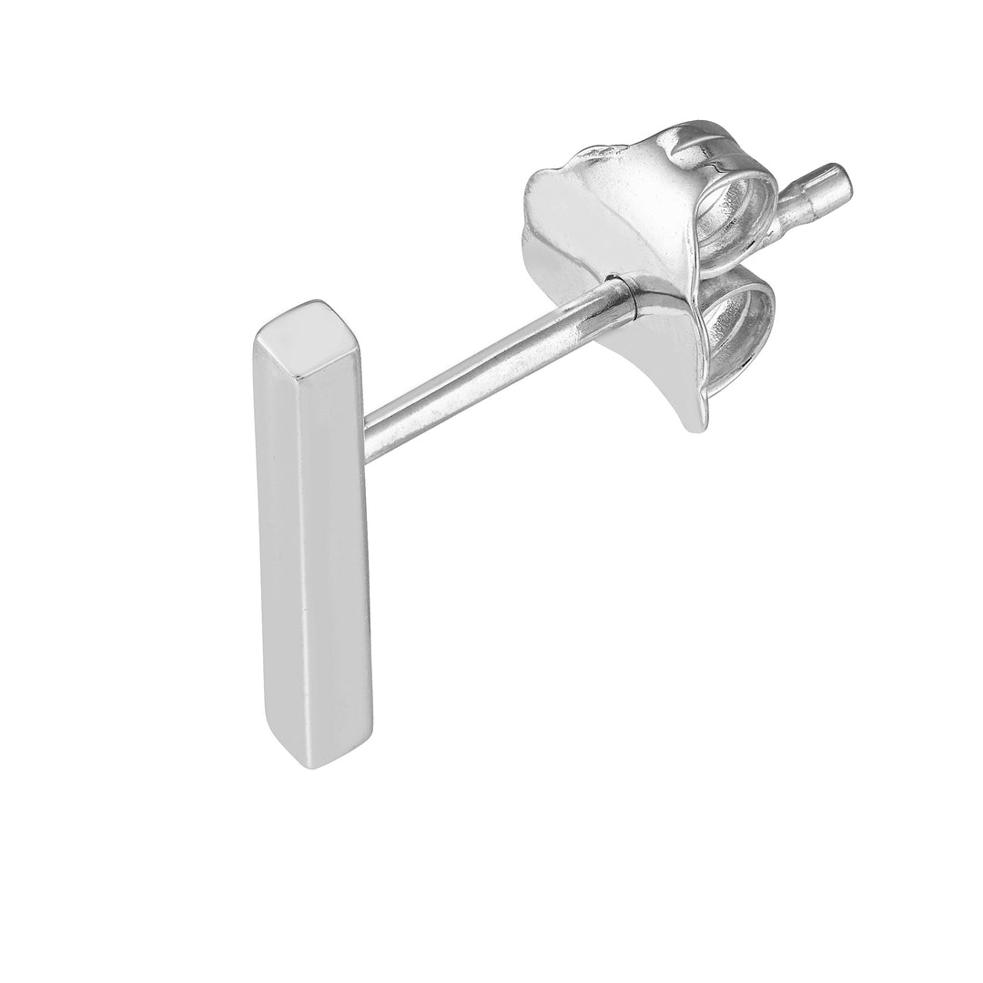 Mini Staple Bar Earrings on Post Back