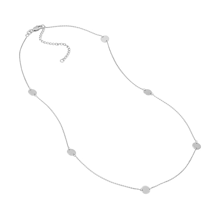 Disc Stations Adjustable Necklace