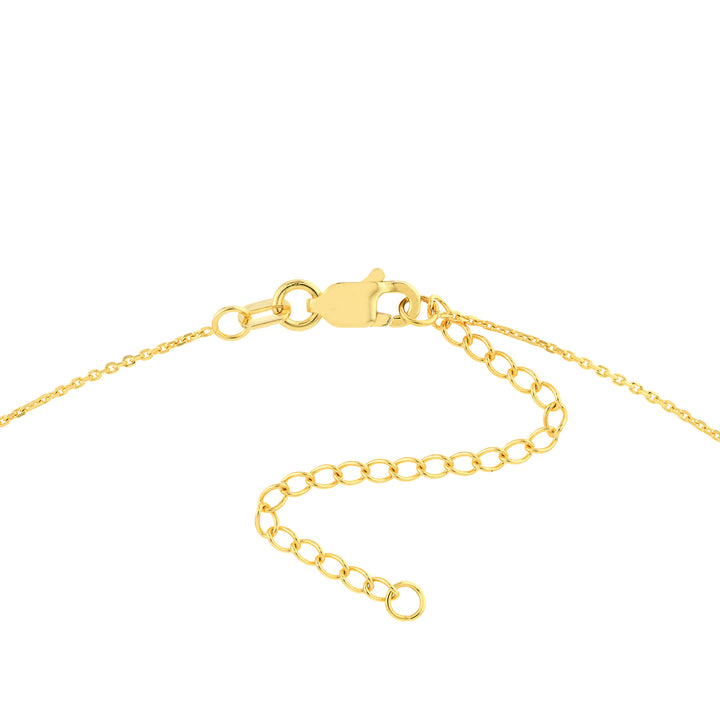 Large Crescent Moon Pendant Necklace
