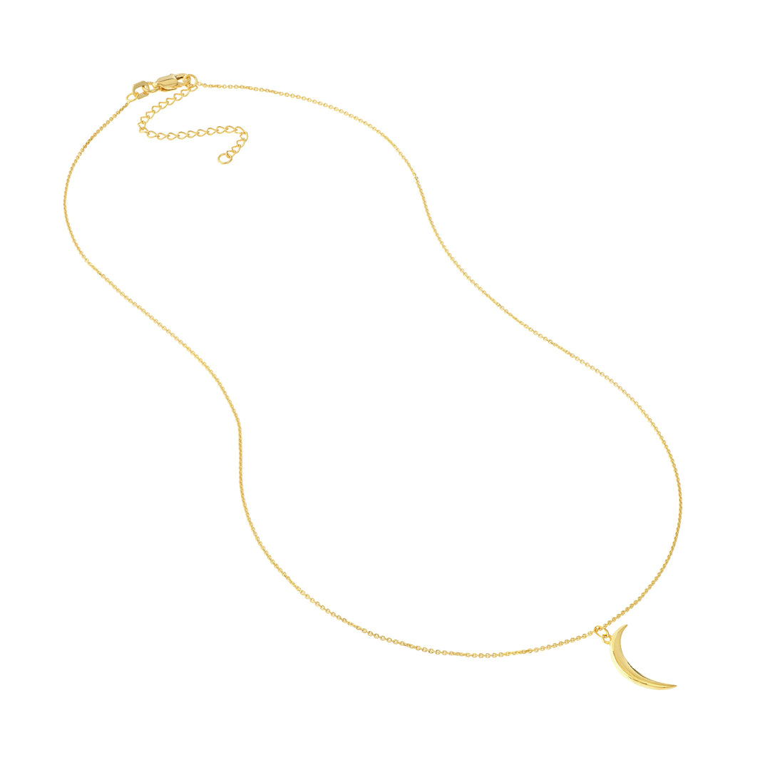 Crescent Moon Pendant Necklace
