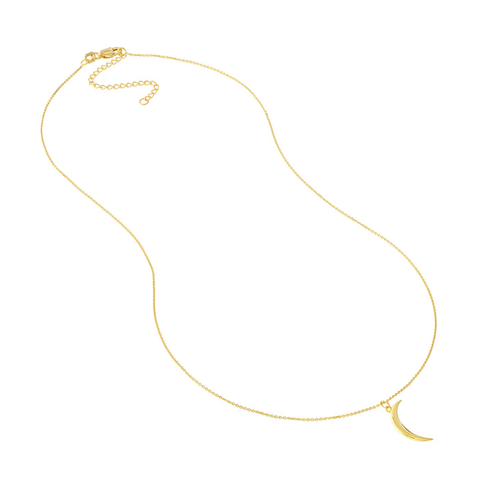 Crescent Moon Pendant Necklace