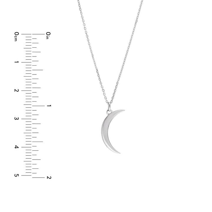 Crescent Moon Pendant Necklace