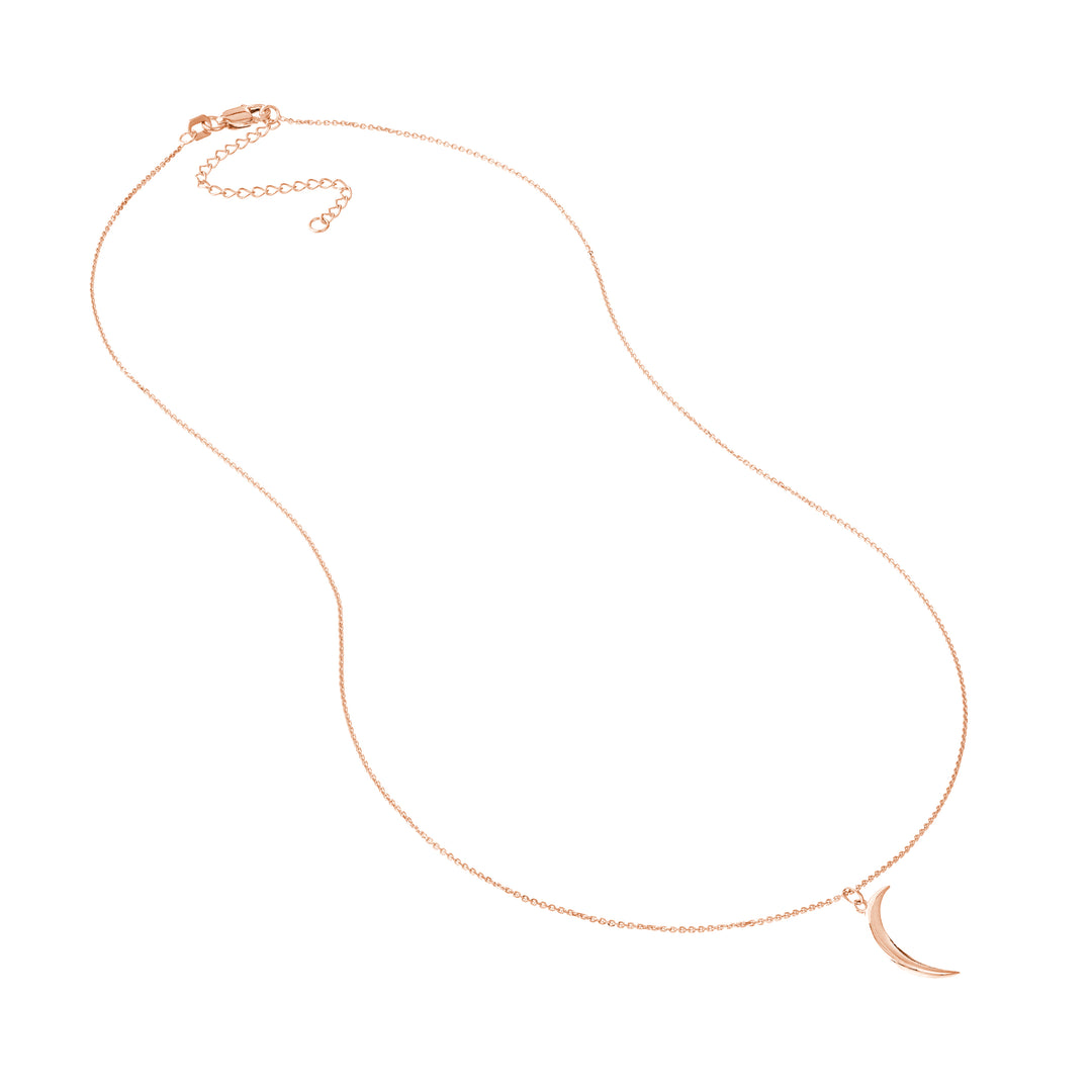 Crescent Moon Pendant Necklace