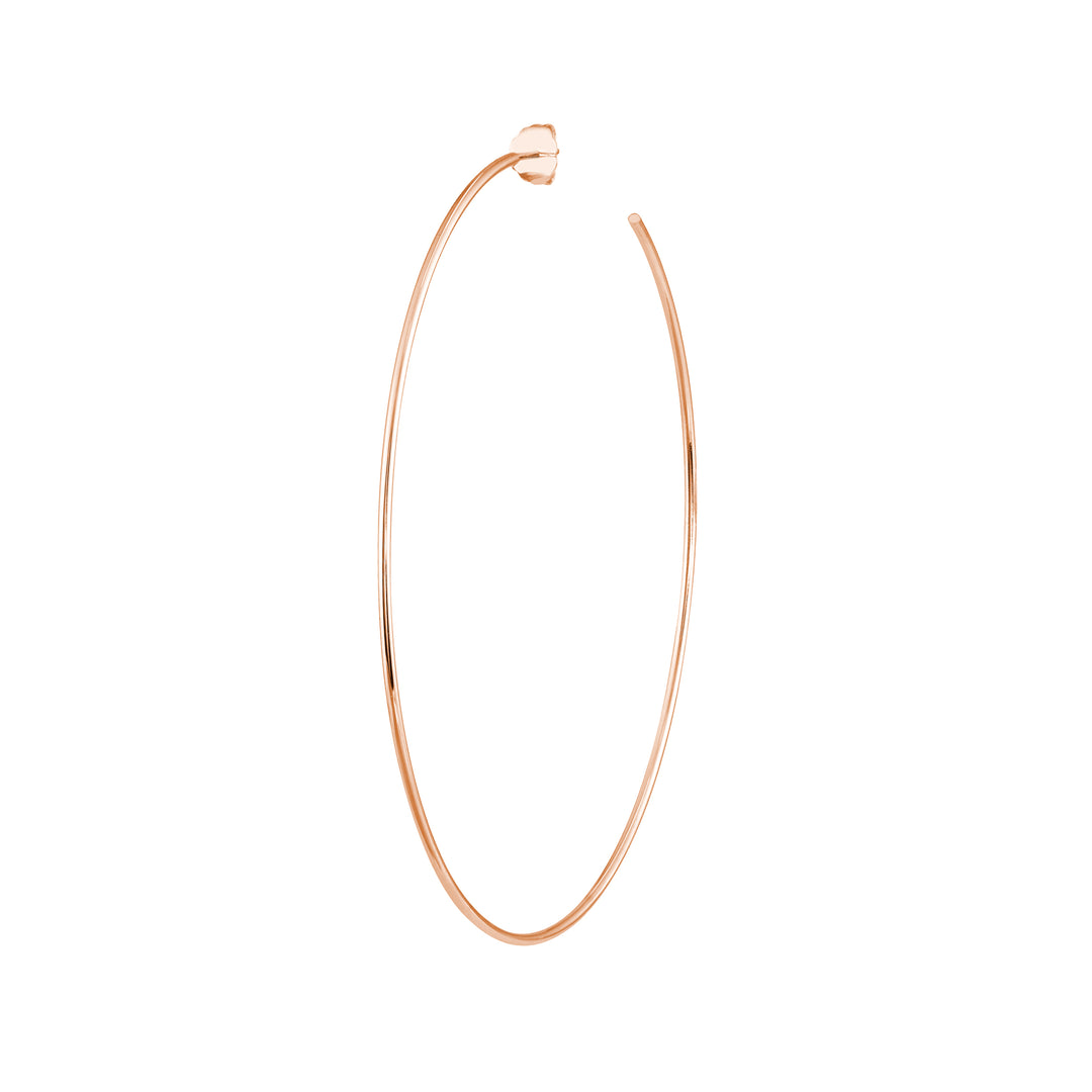 75mm x 1.15mm Hoop Post Earrings