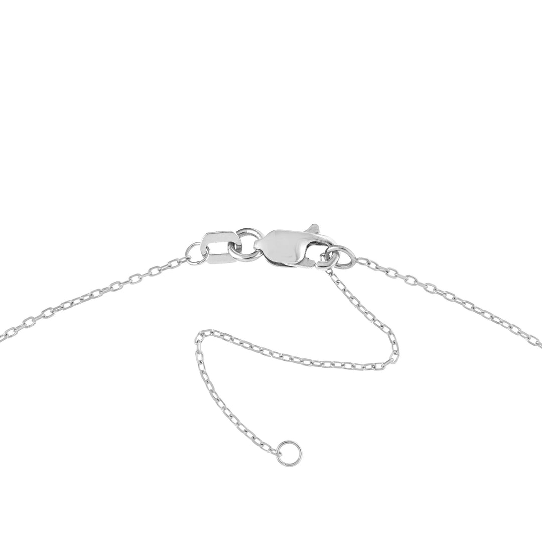 Diamond Bezels and Bars Adjustable Necklace