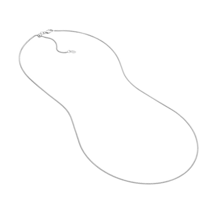 Adjustable Popcorn Chain Necklace with Slider Bead