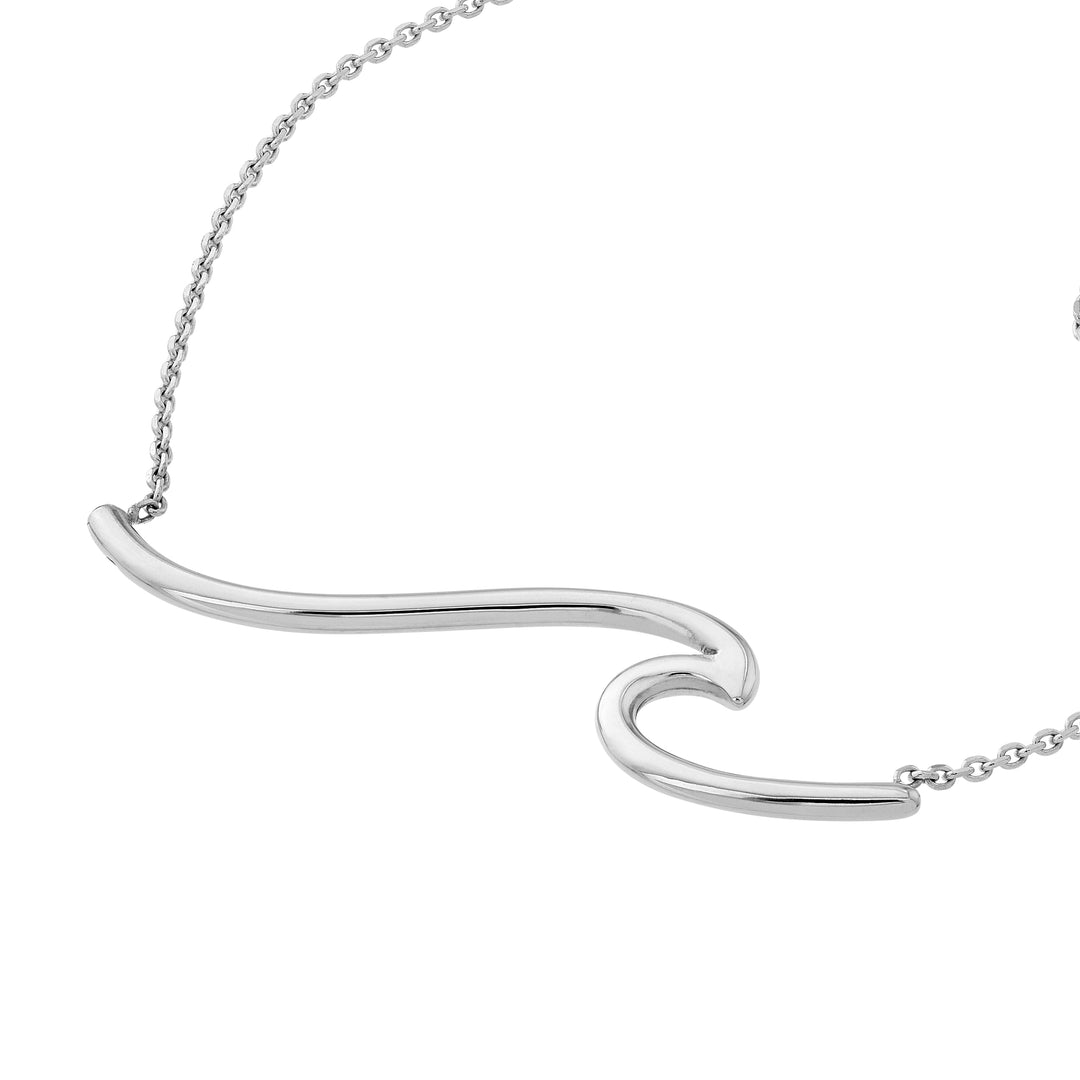 Polished Wave Necklace