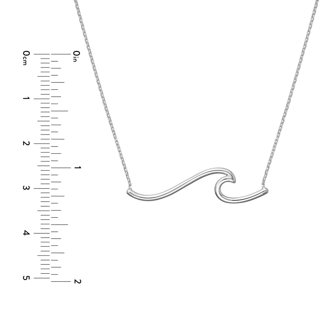 Polished Wave Necklace