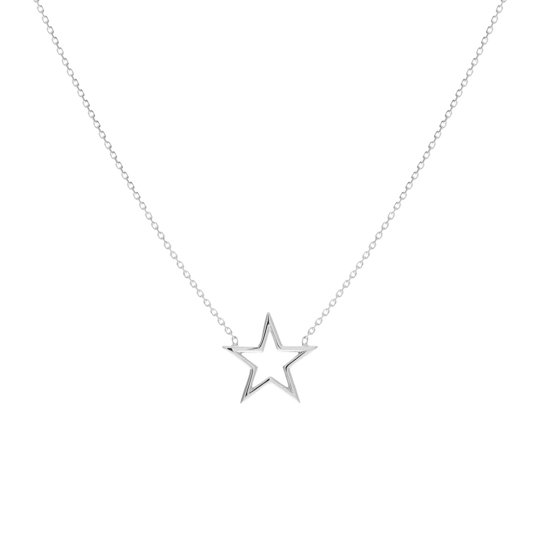 Wire Star Adjustable Necklace