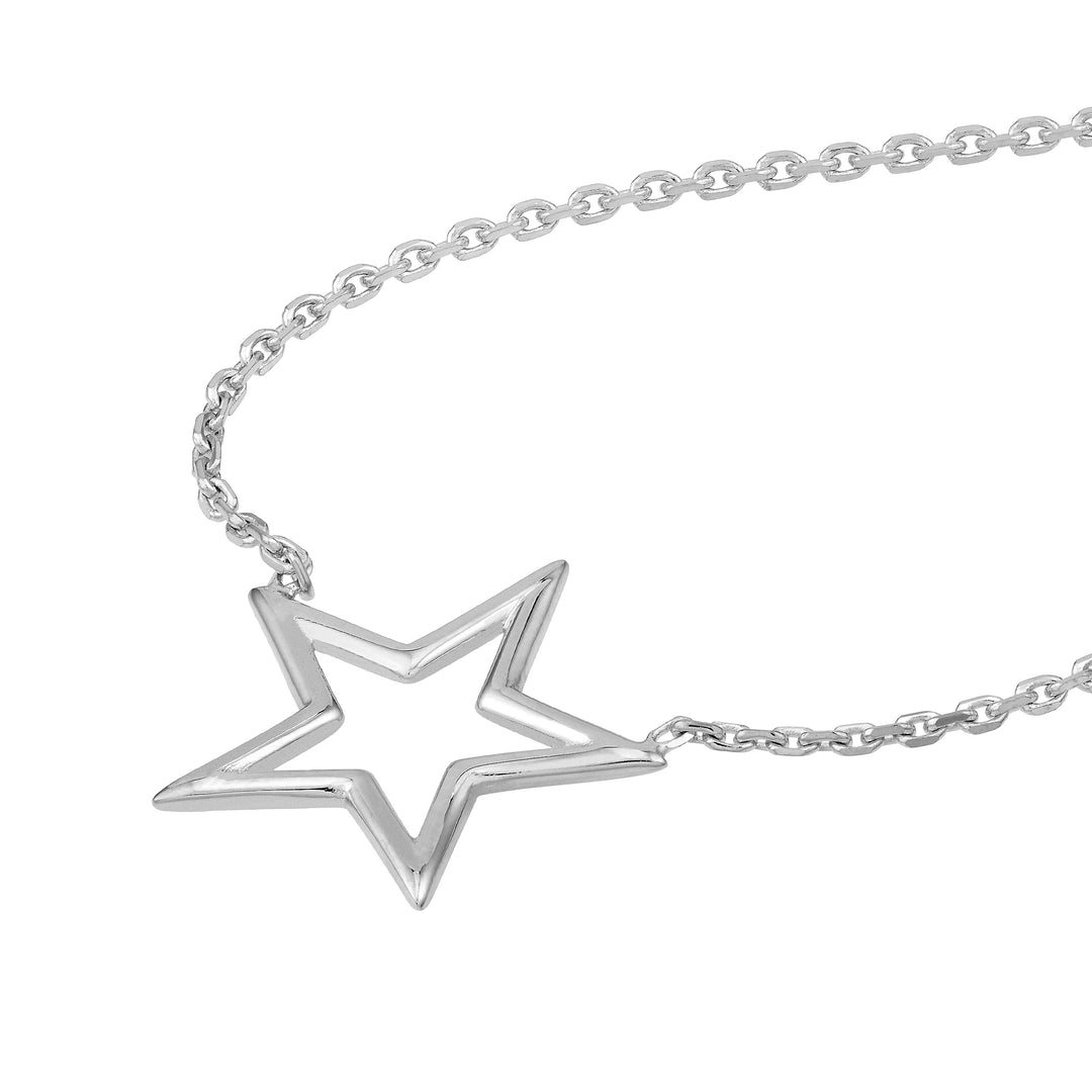 Wire Star Adjustable Necklace