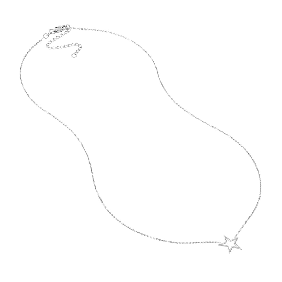 Wire Star Adjustable Necklace