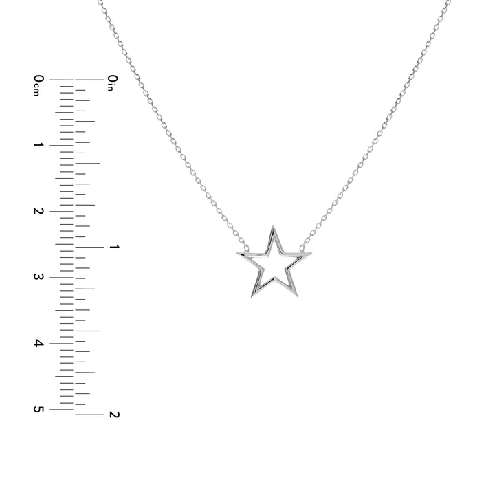 Wire Star Adjustable Necklace