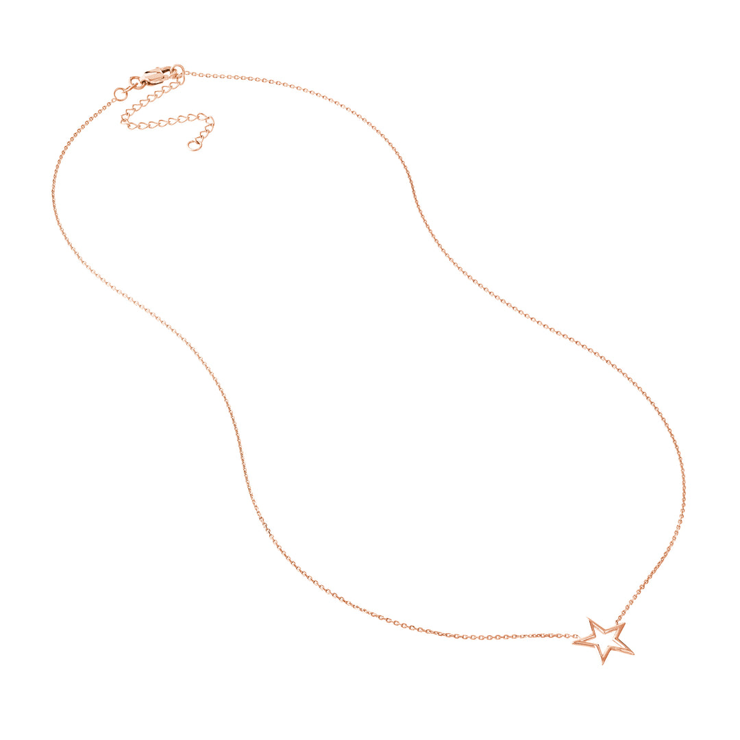 Wire Star Adjustable Necklace