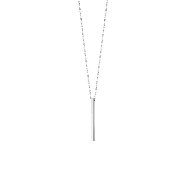Engravable Cube Adjustable Necklace