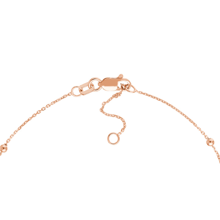 Bead Station on D/C Cable Chain Bracelet