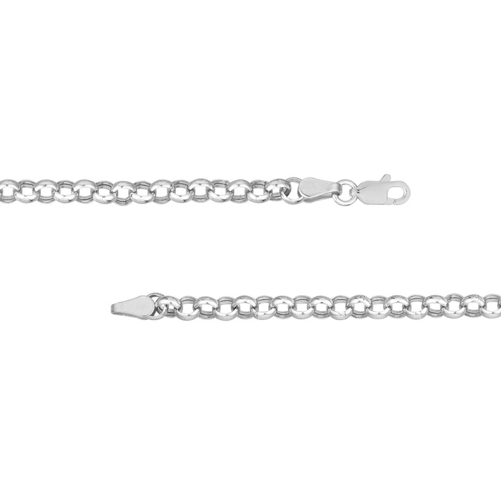 Charm-Ready Hollow Rolo Chain Necklace