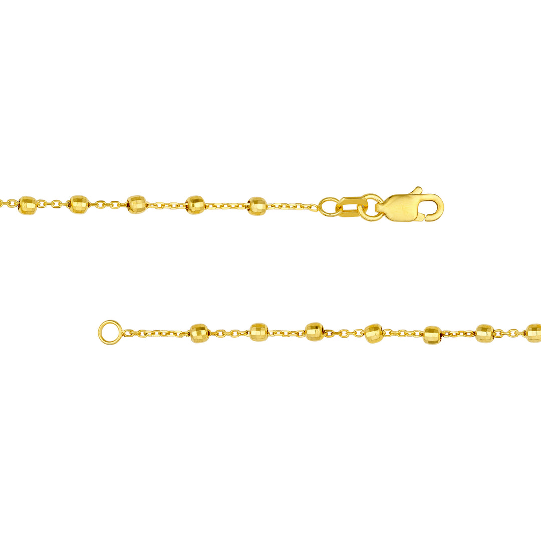 Cable Chain with 2.5mm D/C Bead Stations
