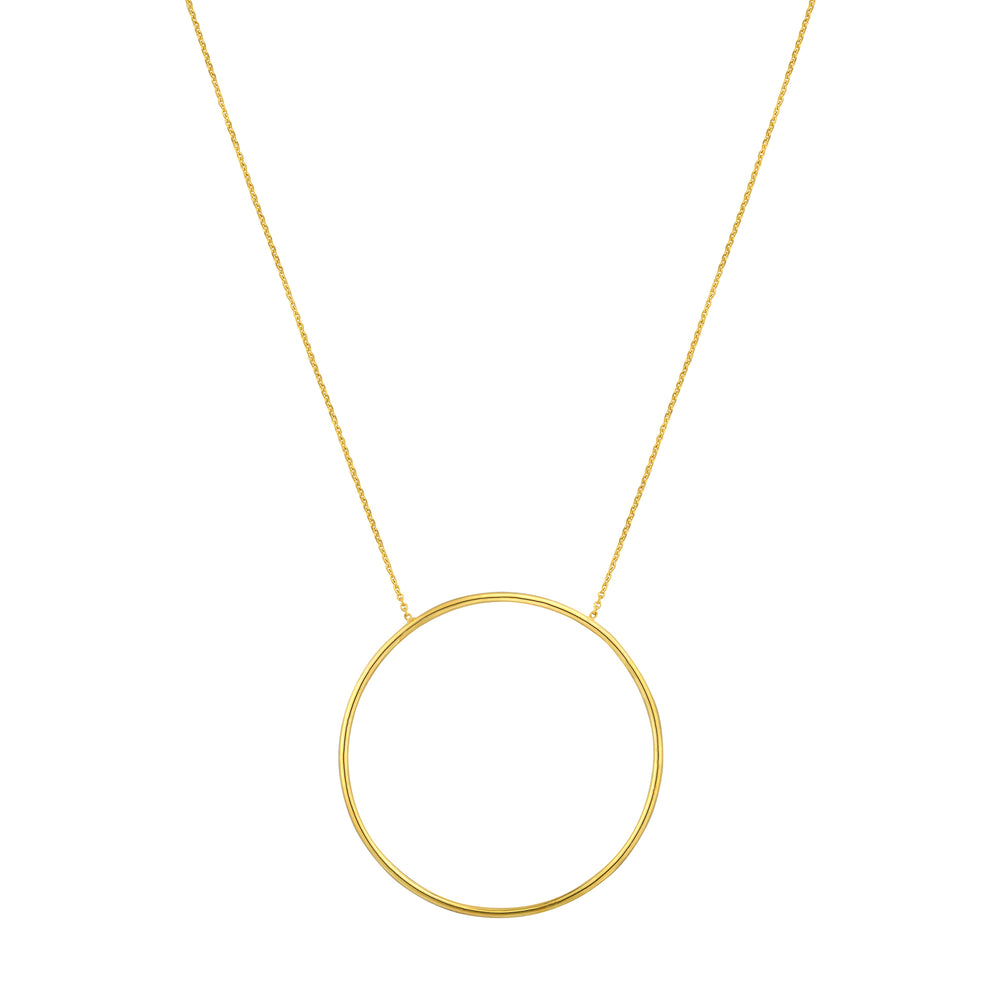 Extra Large Circle Necklace
