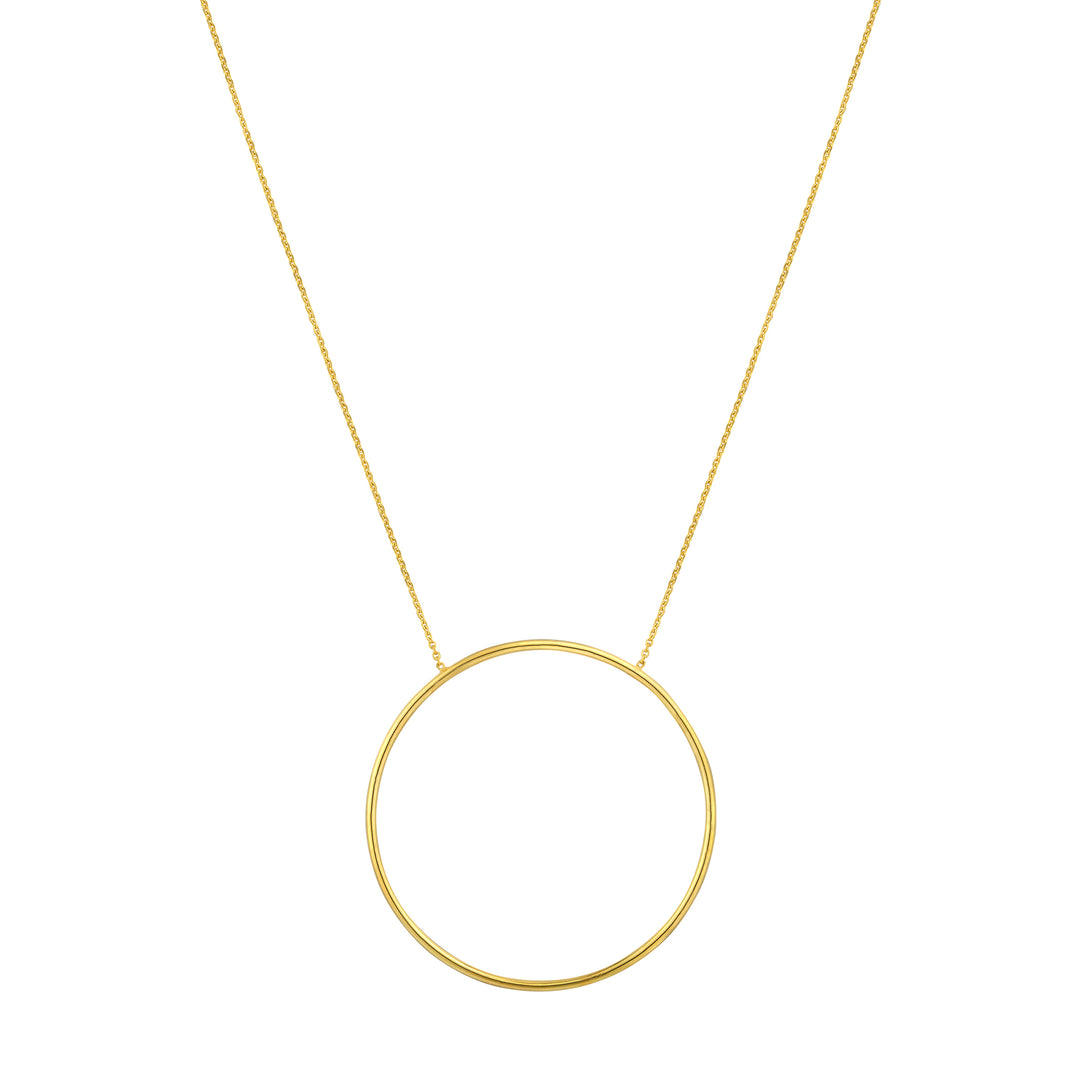 Extra Large Circle Necklace