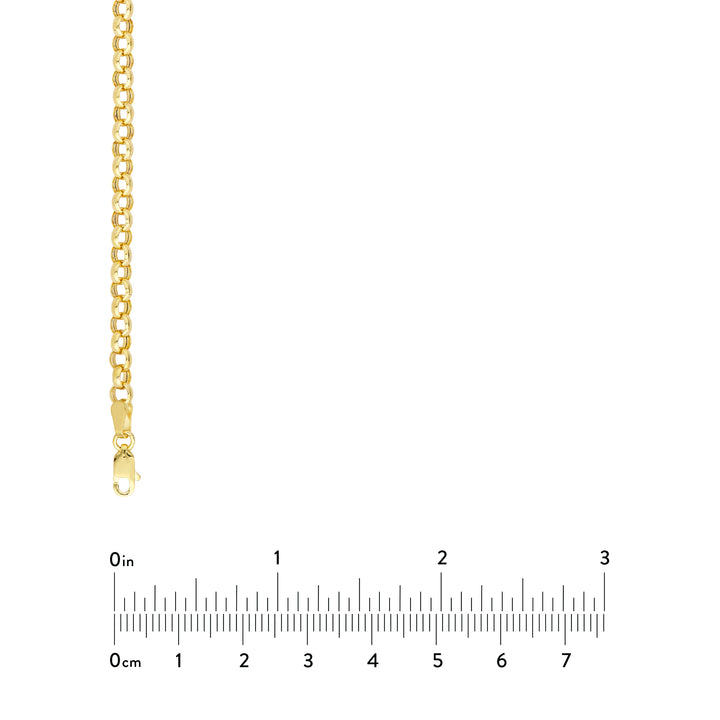 50/50 Paper Clip + Rolo Chain