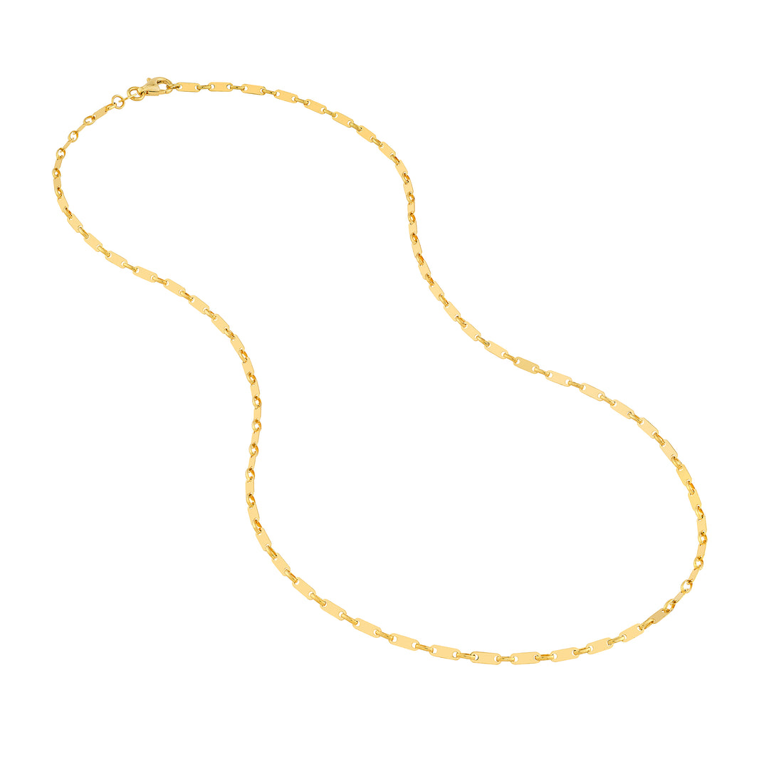 1.85 mm Handmade Flat Link Chain