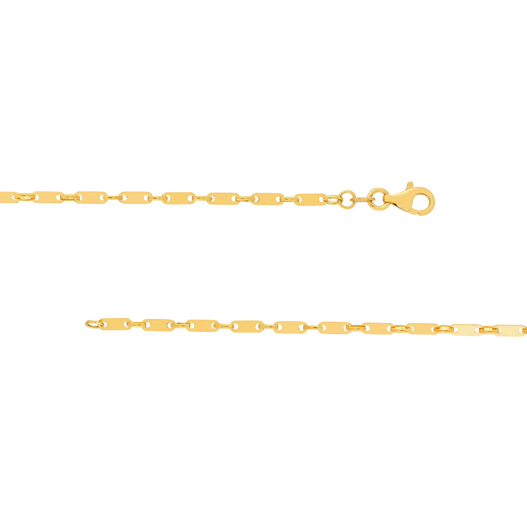1.85 mm Handmade Flat Link Chain