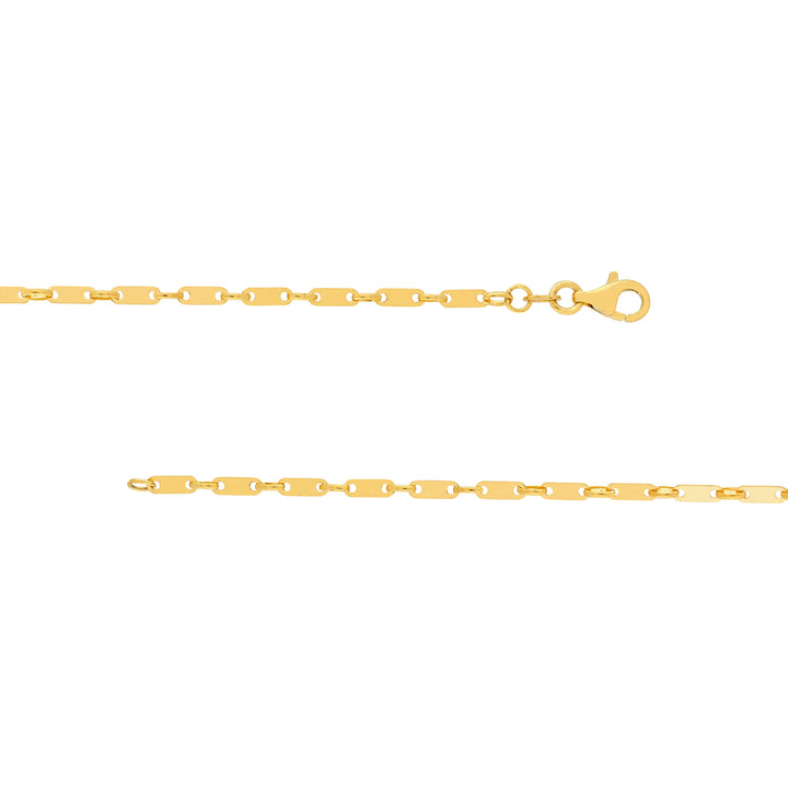 1.85 mm Handmade Flat Link Chain