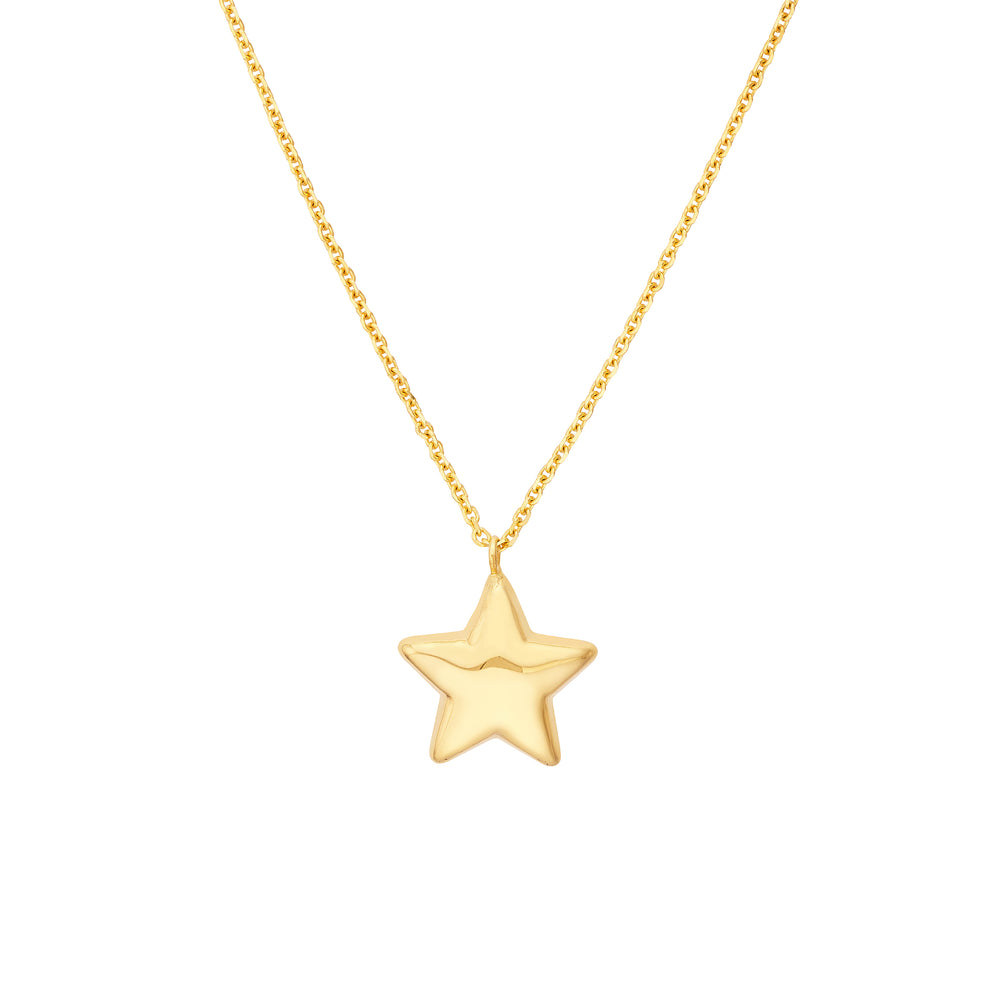 Puff Star Necklace with Lobster