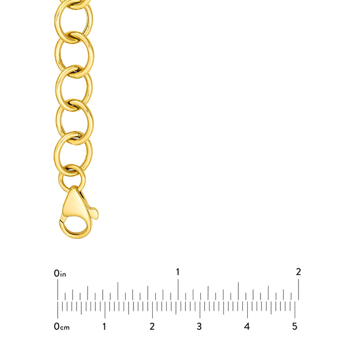 9.30mm Hollow Rounded Wire Link Chain
