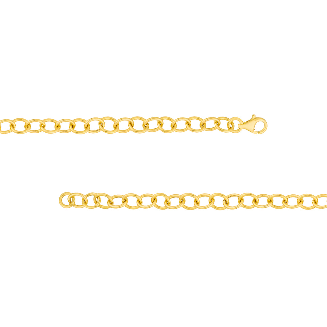 Hollow Rounded Link Chain