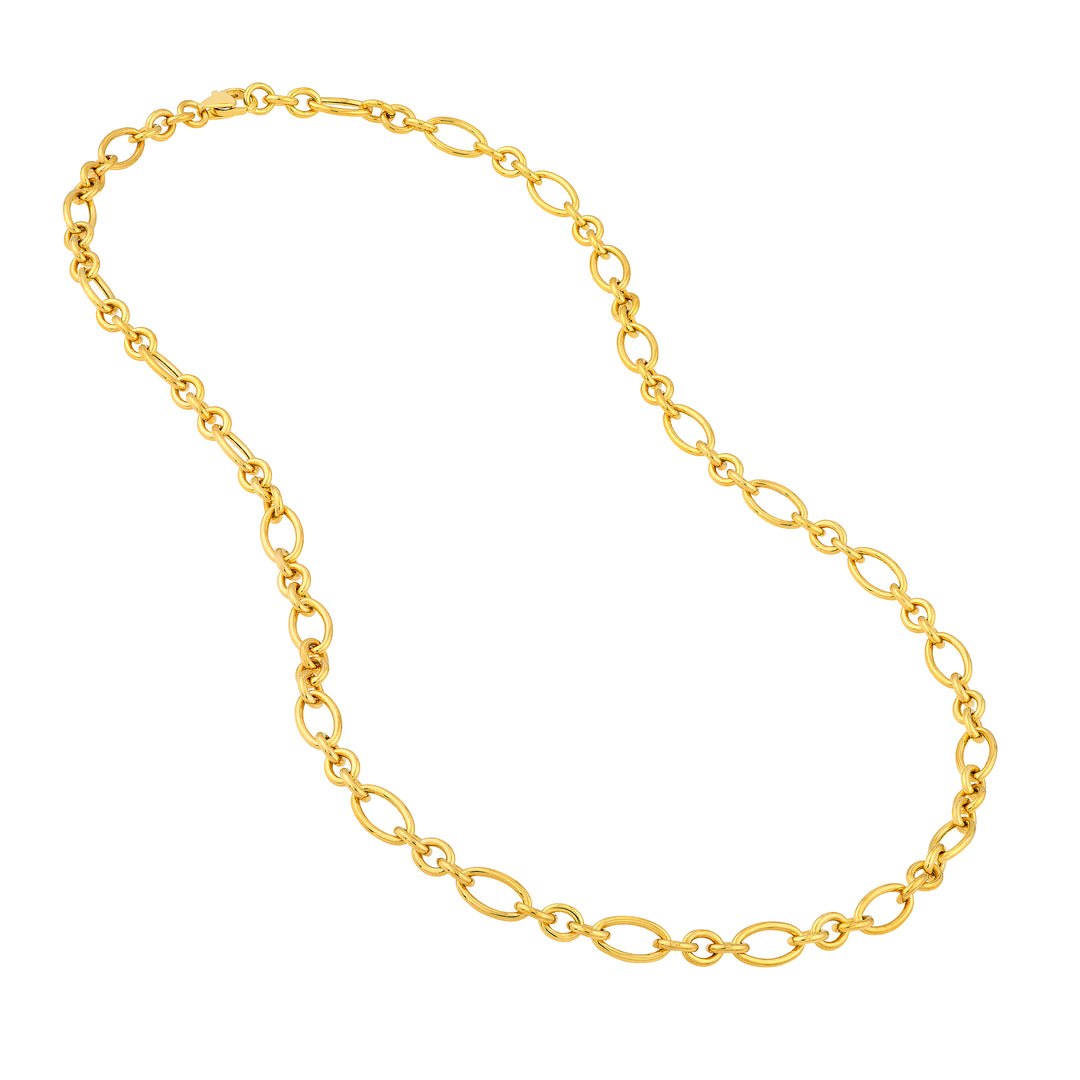 5.75mm Hollow Oval (3+1) Link Chain