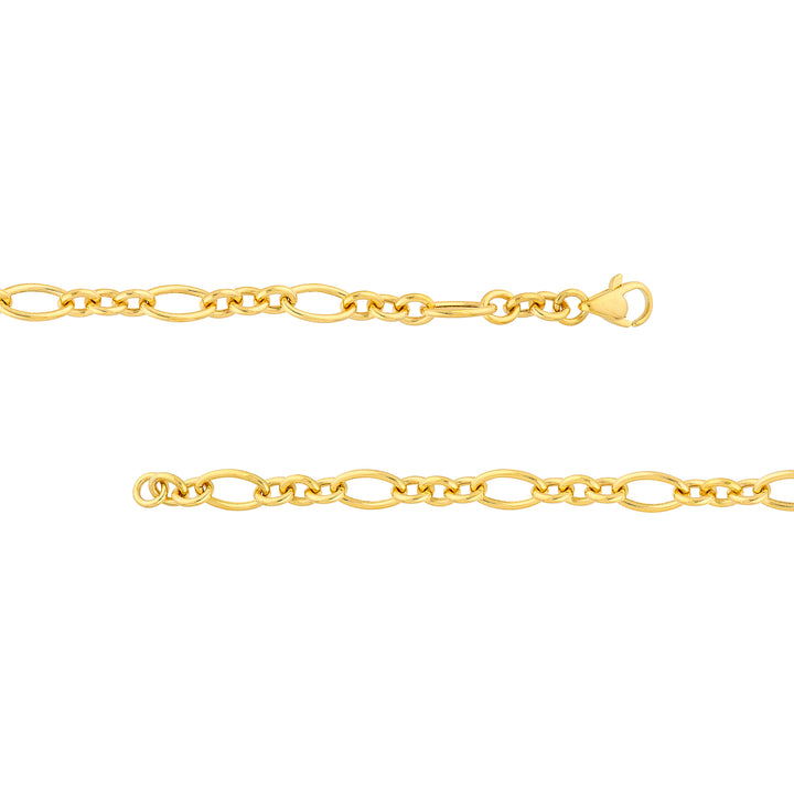 5.75mm Hollow Oval (3+1) Link Chain