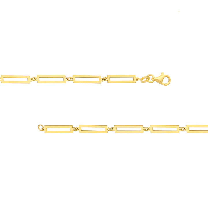 Rectangular Link Station Chain