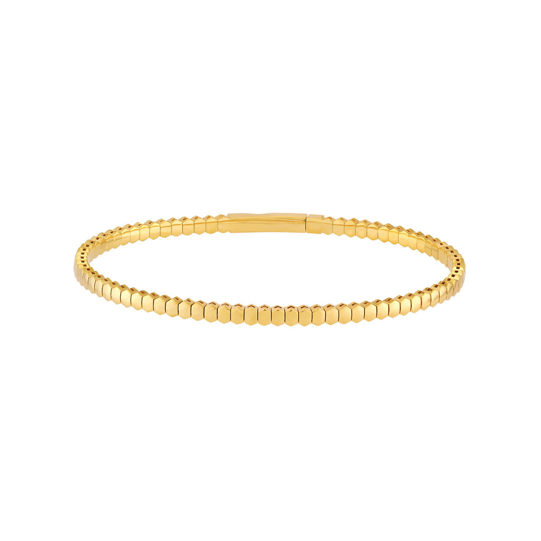 3.10 Hexagonal Link Flex Bracelet