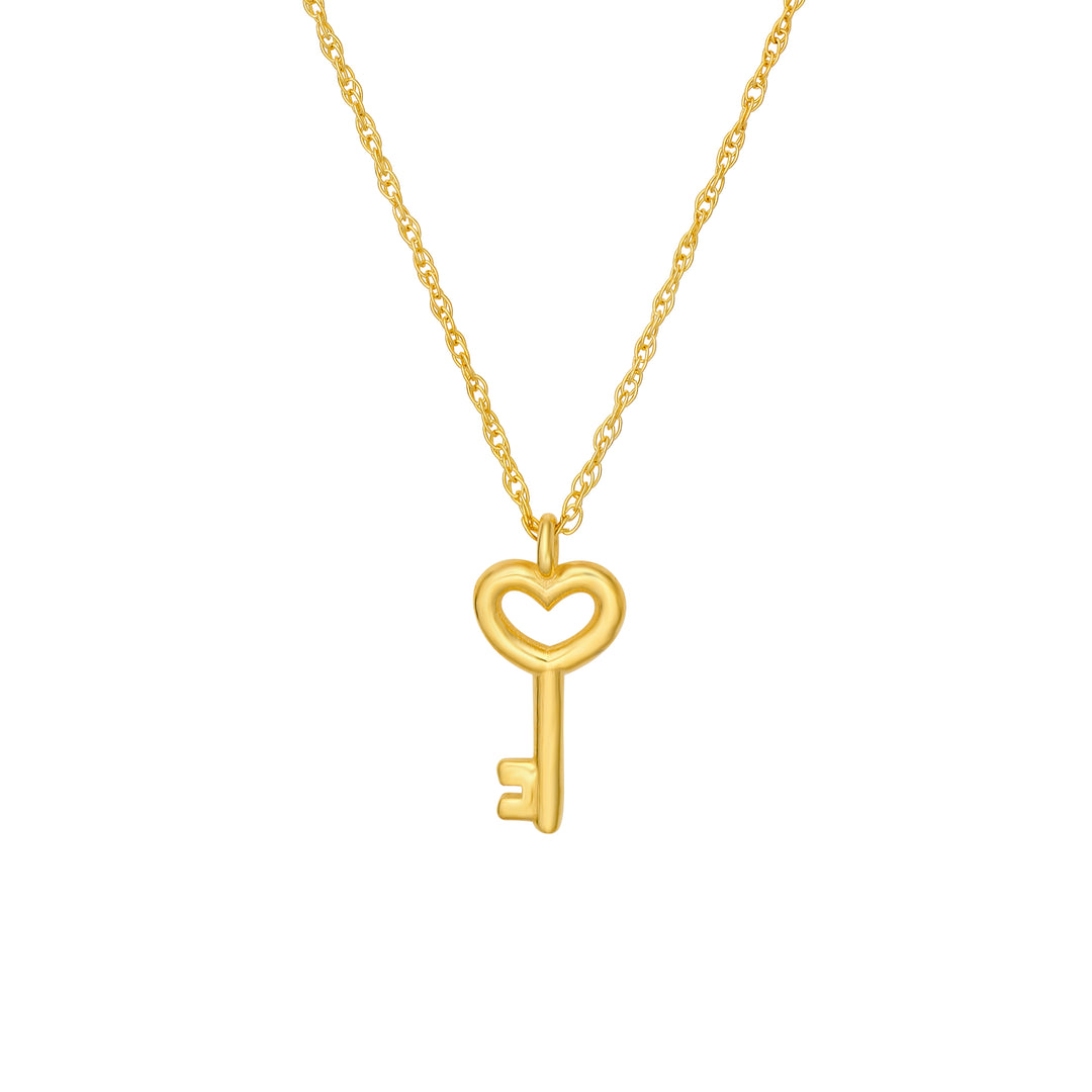 So You Heart Key Pendant Necklace