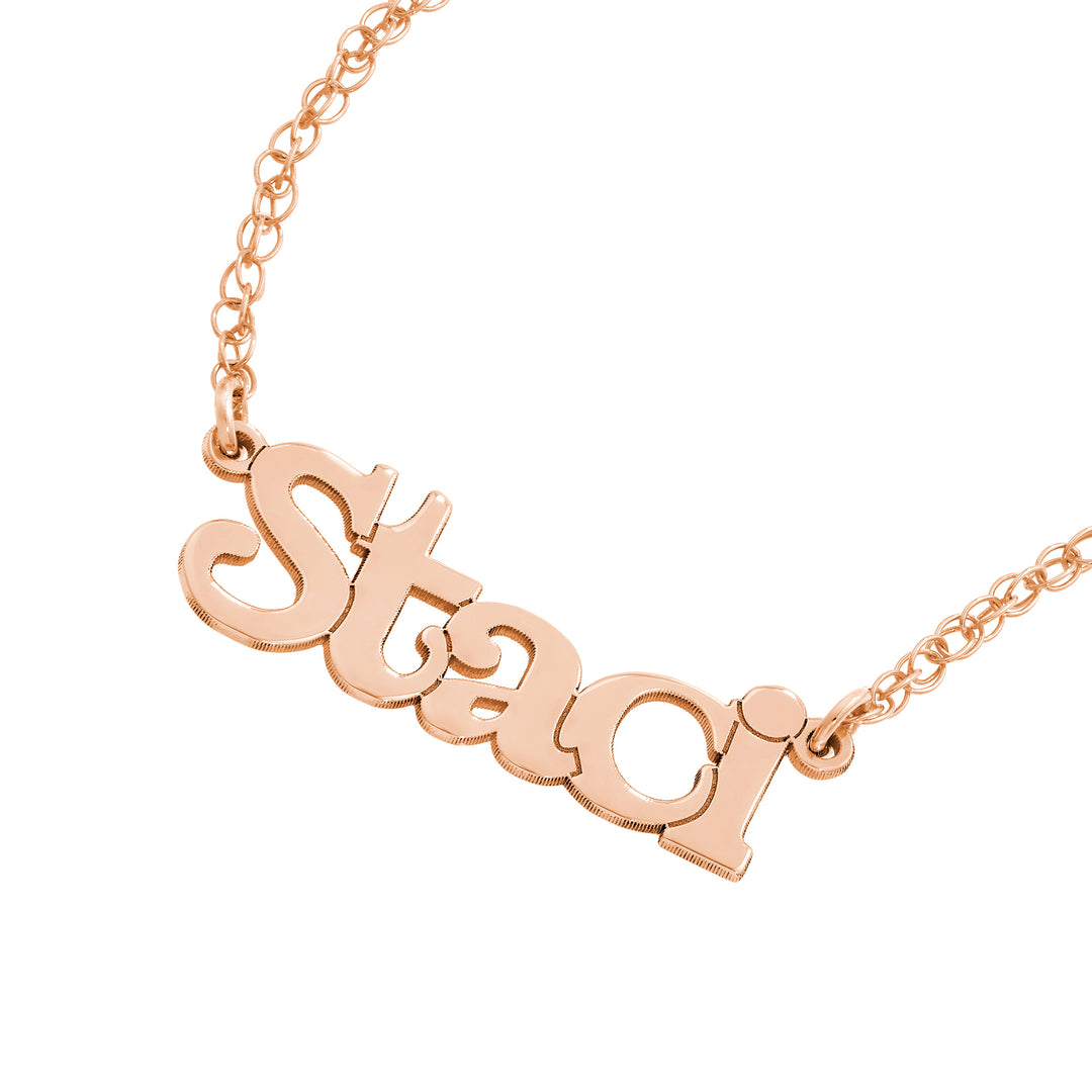7mm Typewriter 2.0 Namplate Necklace