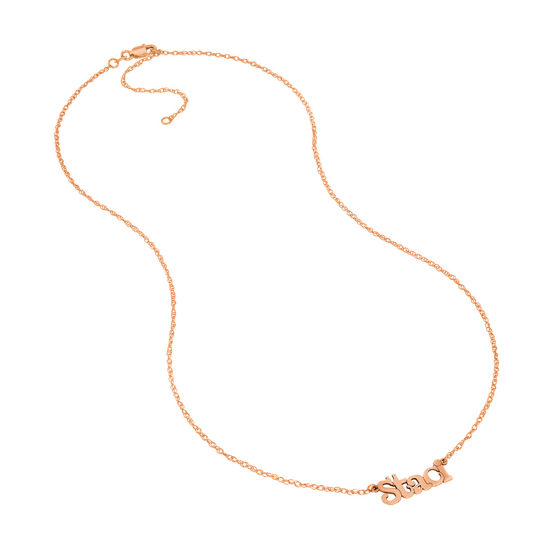 7mm Typewriter 2.0 Namplate Necklace