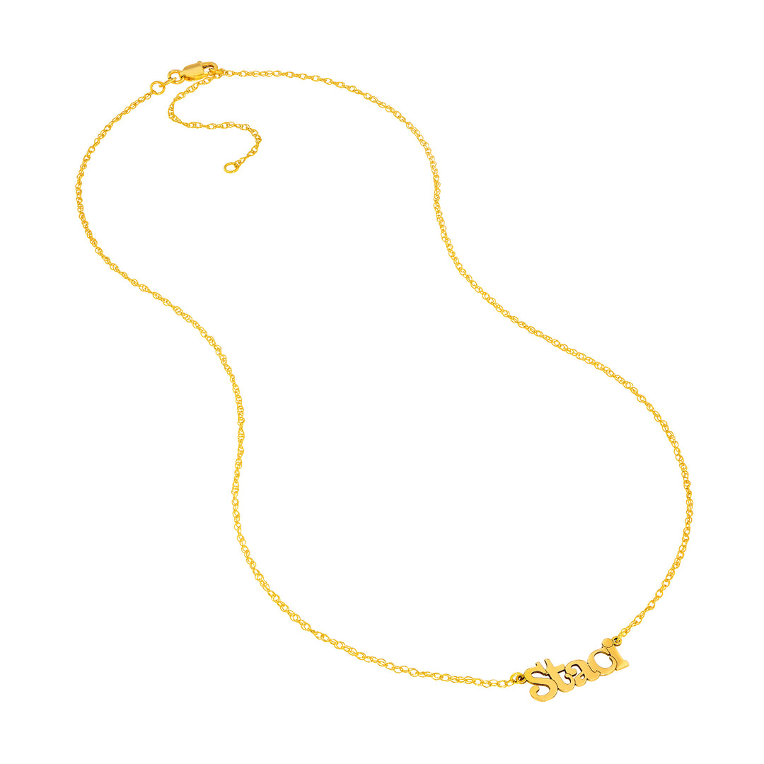 7mm Typewriter 2.0 Namplate Necklace