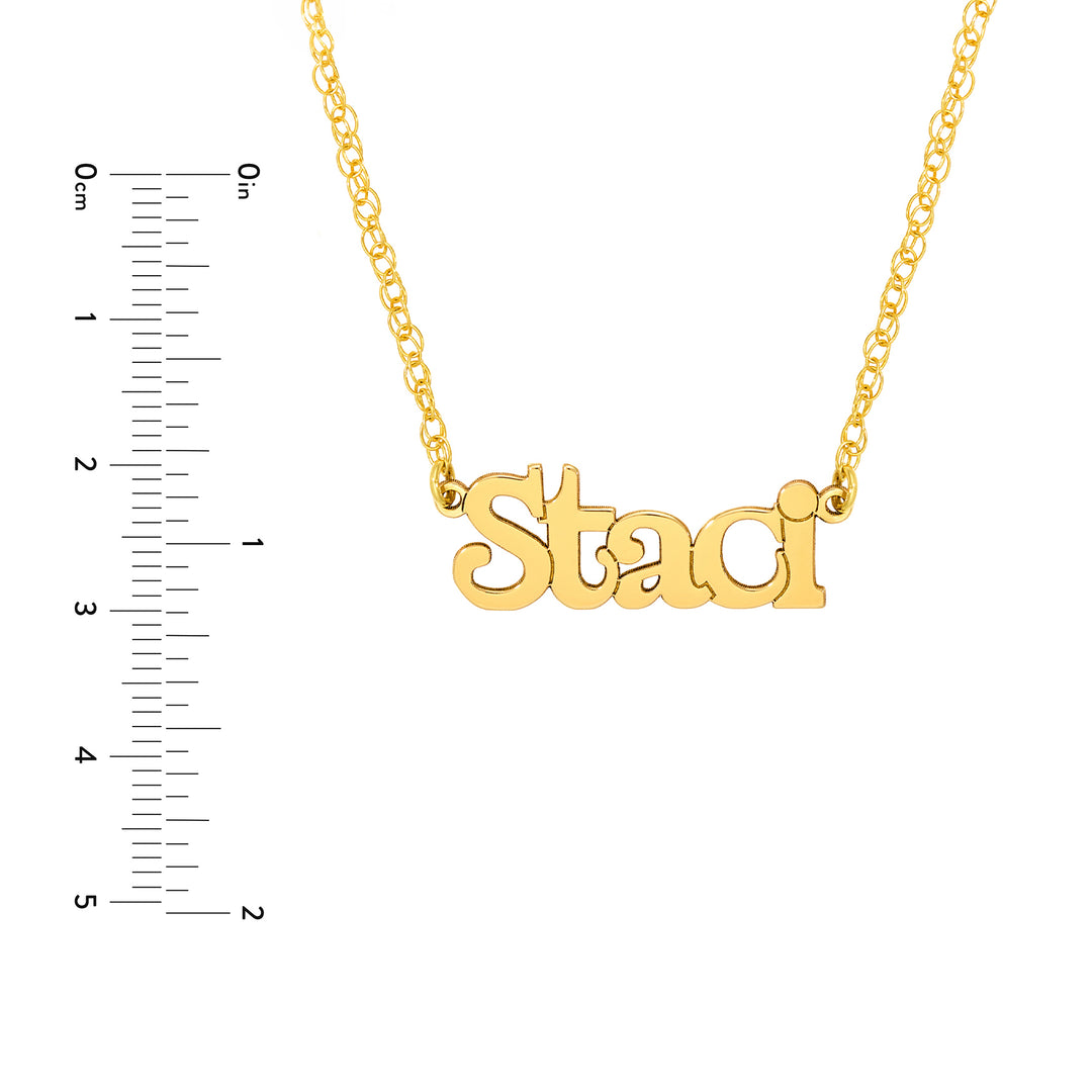 7mm Typewriter 2.0 Namplate Necklace