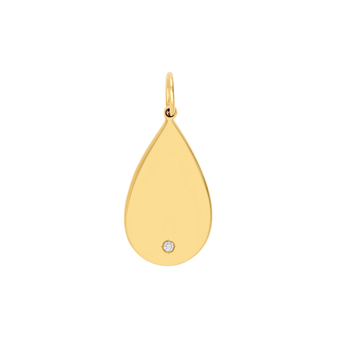 3/4pt Diamond Teardrop Pendant