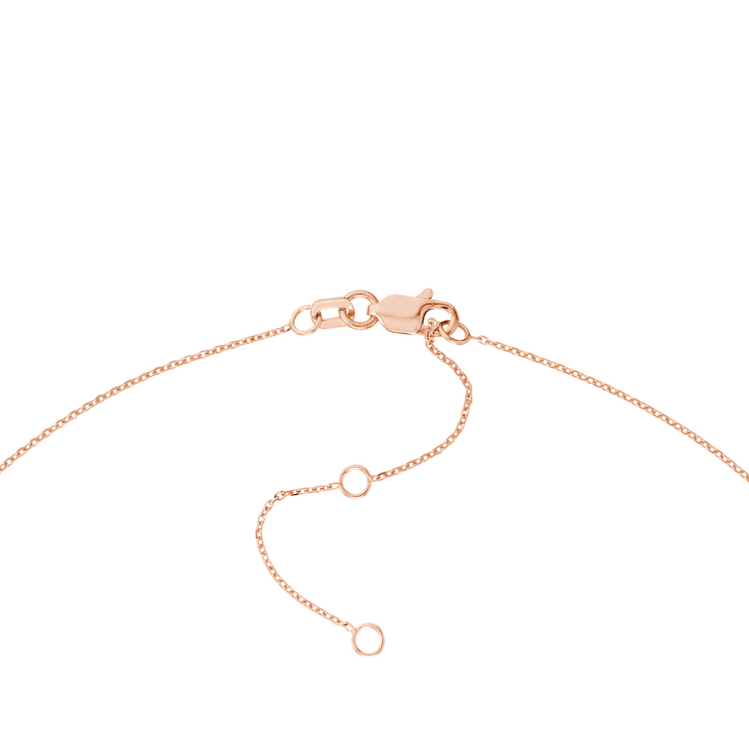 Signature Diamond Bezel Nameplate Necklace