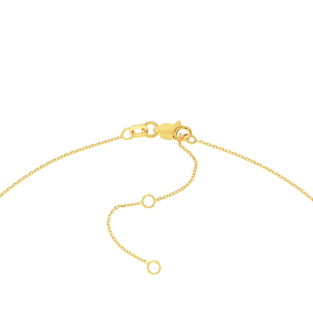 Signature Diamond Bezel Nameplate Necklace