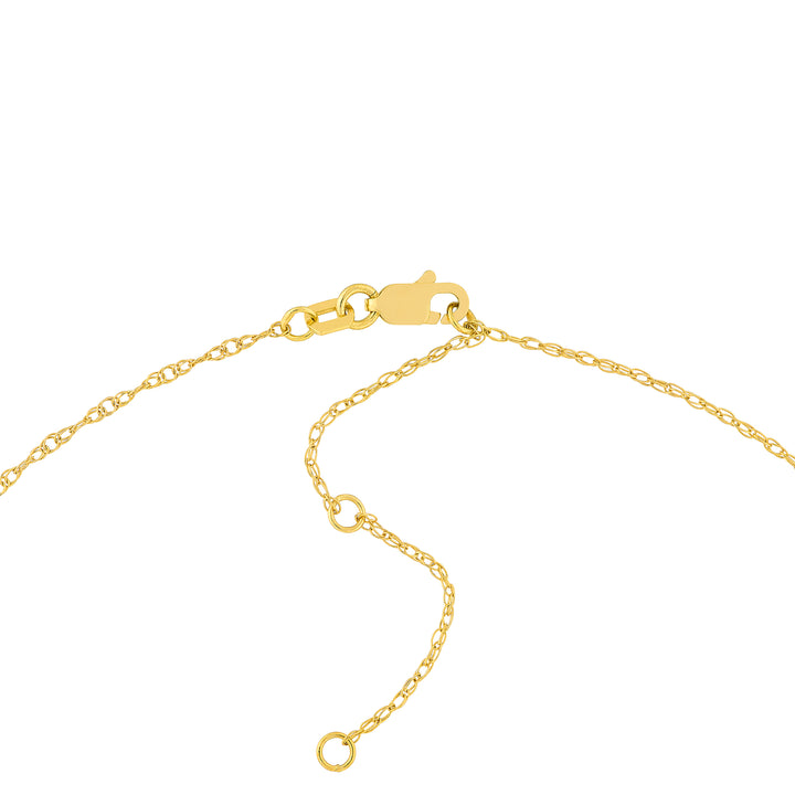 7mm Vertical Roman Numeral Pendant Necklace