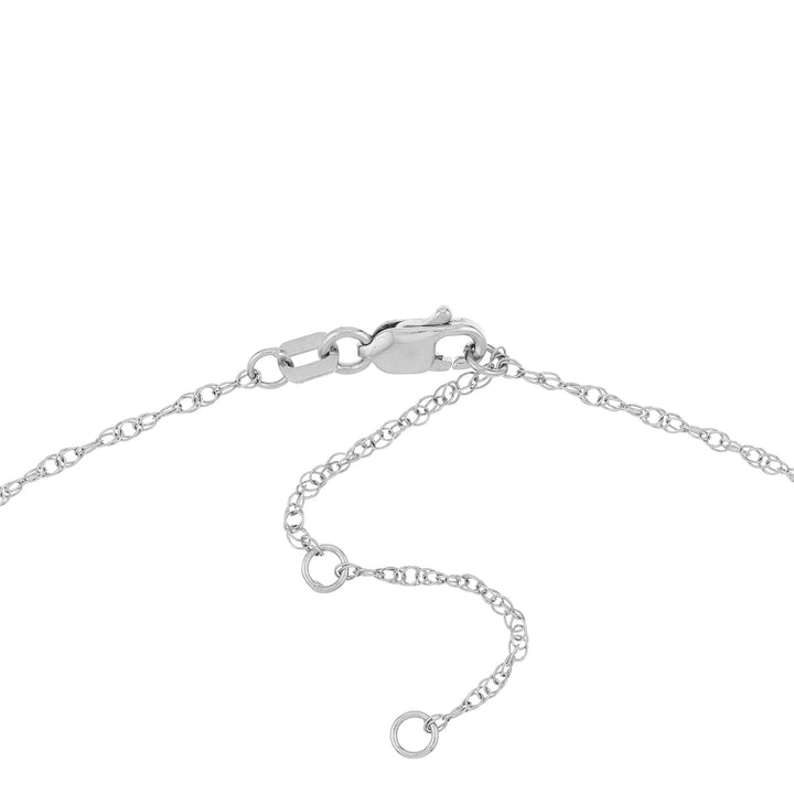 15mm Cursive Initial Pendant Necklace