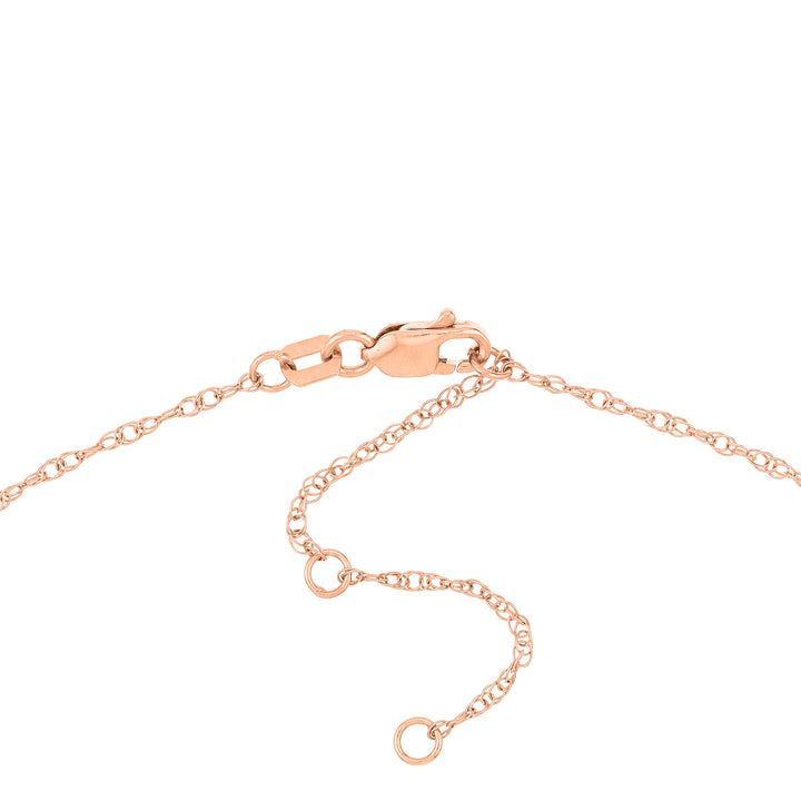 15mm Cursive Initial Pendant Necklace