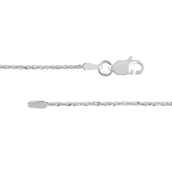 1.12mm Sparkle Chain with Lobster Lock