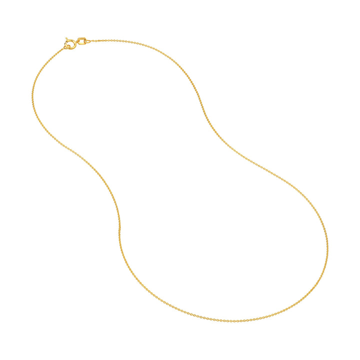0.9mm Cable Chain with Spring Ring