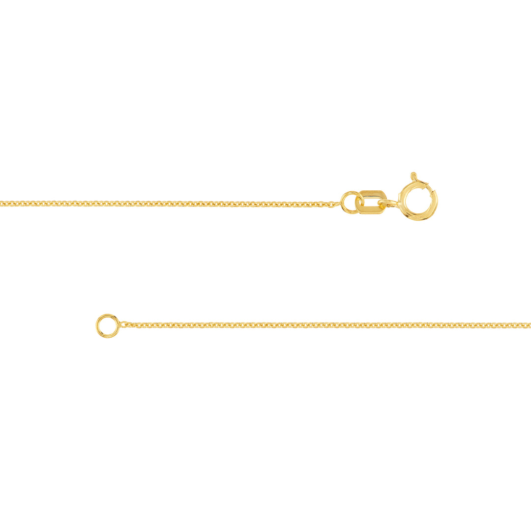0.9mm Cable Chain with Spring Ring