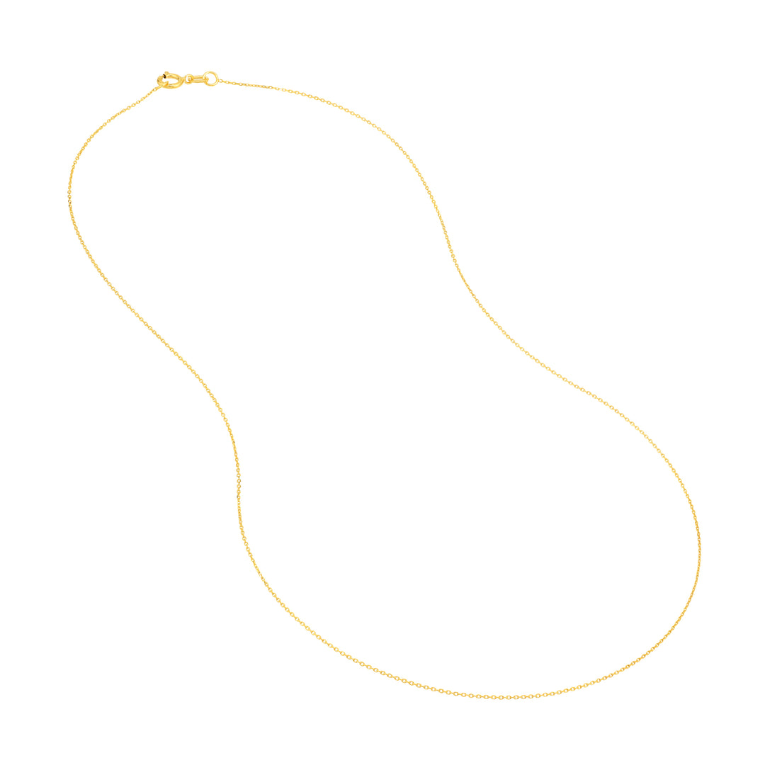 0.65mm D/C Cable Chain with Spring Ring Qtag