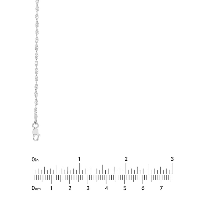 2.1mm Dorica Chain with Lobster Lock